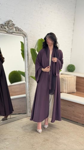 بلاك بيري بنفسجي مع أكمام واسعه