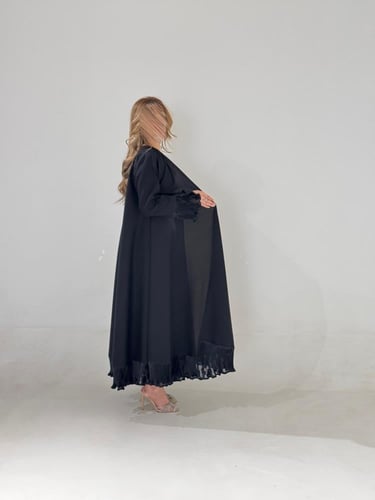 كتان مع تدخيلات شيفون مكسر