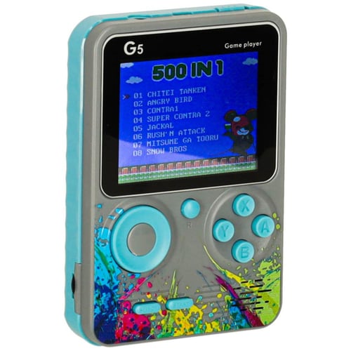 جهاز ألعاب صغير G5 مع 500 لعبة