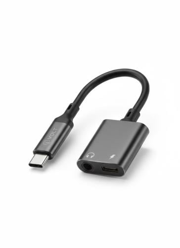 وصلة VOLT الذكية 2 في 1: منفذ شحن Type-C مع منفذ س...
