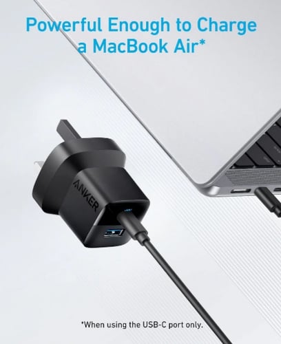 انكر - فيش جداري بقوة 33 واط بمنفذ تايب سي و منفذ...