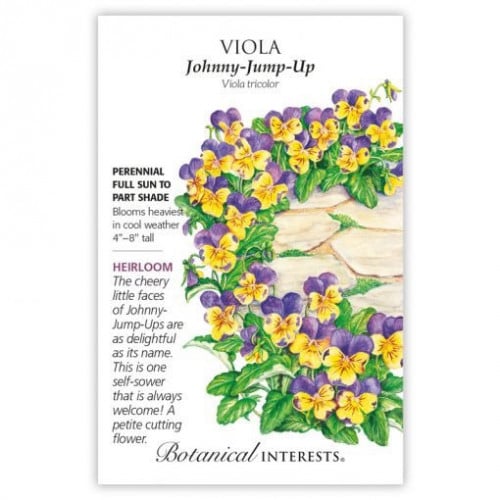 بذور فيولا جوني - Johnny-Jump-Up Viola Seeds