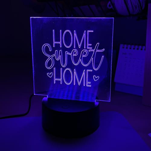 اضاءة بشعار او عباره