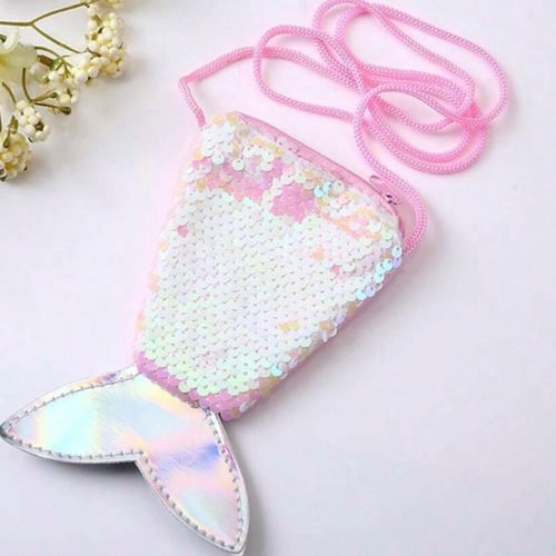 ميني شنطة بشكل ذيل حورية بحر