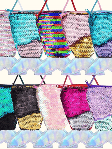 ميني شنطة بشكل ذيل حورية بحر