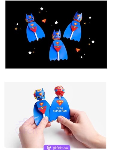 تغليف الحلاوه - الأبطال