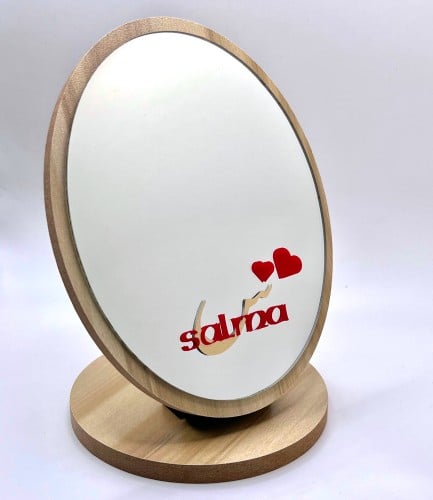 مرايه مكتب خشبية