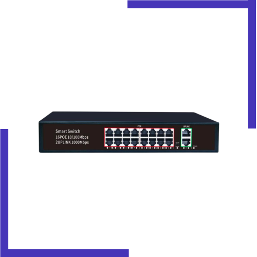 EG-8816 سويتش 16 PORT POE