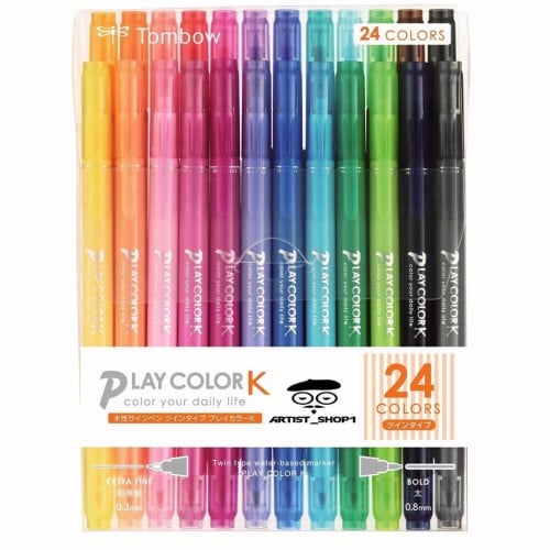 تومبو رأس مدبب 24 لون