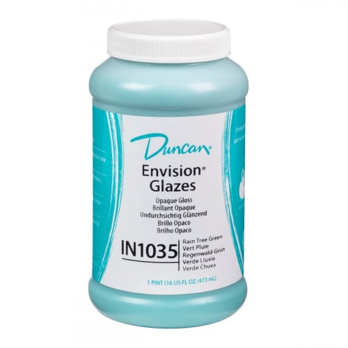 IN 1035 16OZ أخضر شجر المطر قليز لامع (473ml)