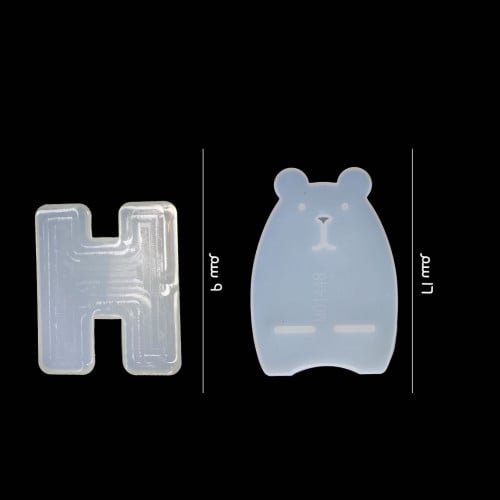 قالب سيليكون شكل ستاند دب 1448