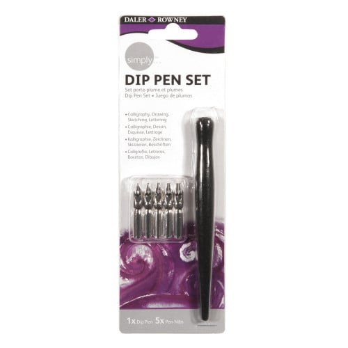 قلم خط عربي - 5 رؤوس و قلم