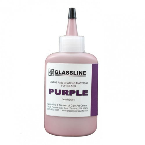 قلم زجاج بنفسجي