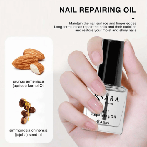 زيت تقويه الاظافر بالبيوتين من ساره بيوتي