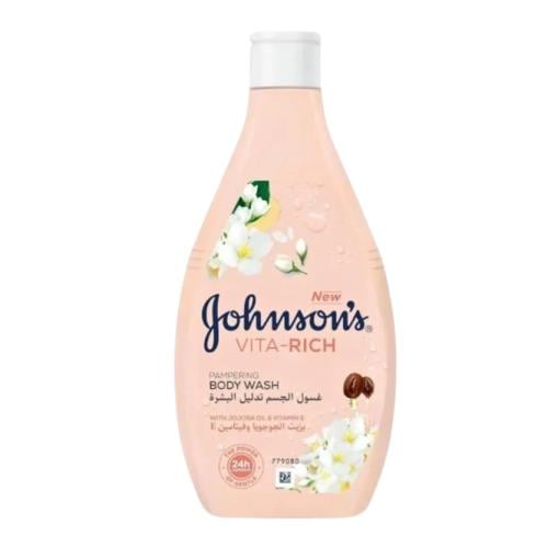 جونسون - غسول للجسم بفيتامين اي وزيت الجوجوبا , 25...