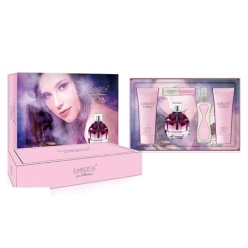 طقم هدية عطور مووون للنساء خمس قطع من كارلوتا