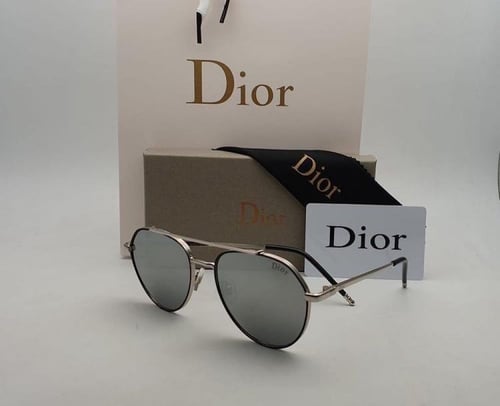 نظارة ديور فضي كامل