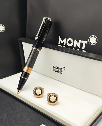 قلم وكبك ماركة مونت بلانك