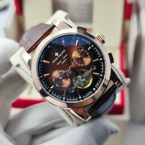 ساعة بتك فليب جلد رجالي