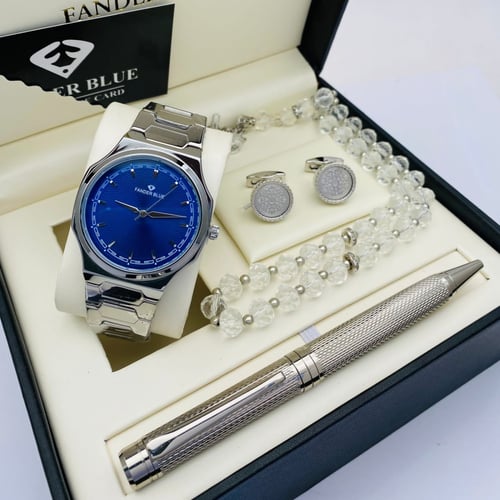 طقم فاندربلو -N2 (قلم + ساعة + كبك + مسباح )