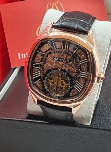 ساعه كارتير اتوماتيك اسود كلاسيك