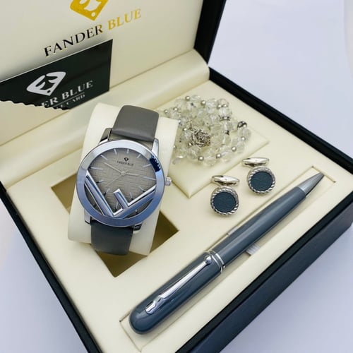 طقم فاندربلو -N1 (قلم + ساعة + كبك + مسباح )