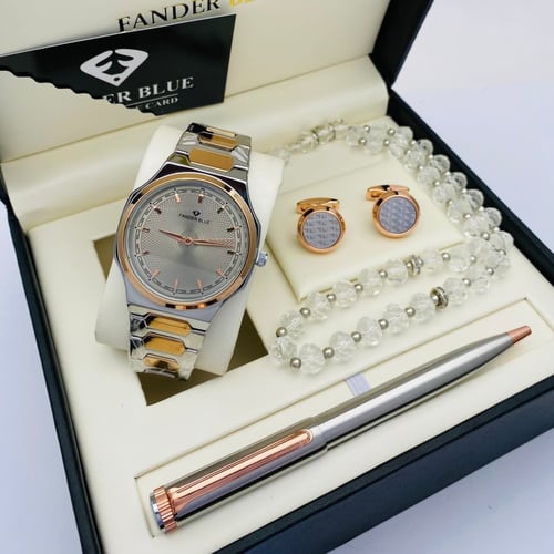 طقم فاندربلو -N2 (قلم + ساعة + كبك + مسباح )