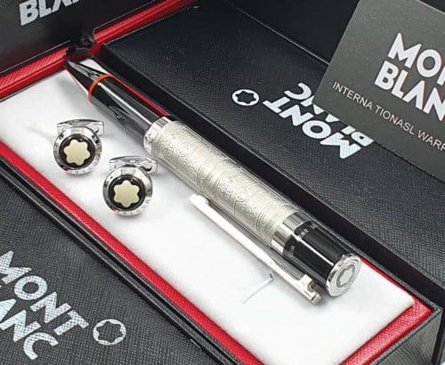 قلم وكبك مونت بلانك شكسبير