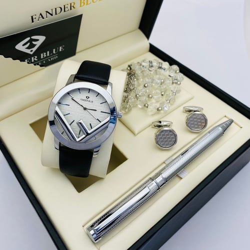 طقم فاندربلو -N1 (قلم + ساعة + كبك + مسباح )