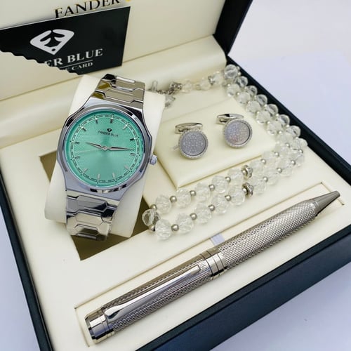 طقم فاندربلو -N2 (قلم + ساعة + كبك + مسباح )