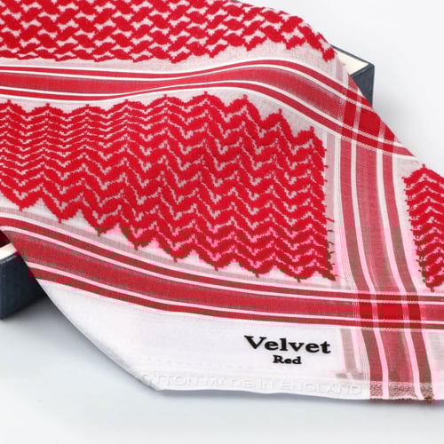 شماغ فيلفيت ريد دم الغزال