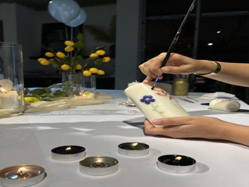 Candle painting - 16 April 2025