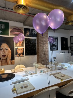 صناعة الفخار + ورد birthday 3 NOV