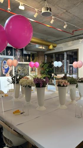 Flowers arrangement 6 feb 8-10 pm 2025