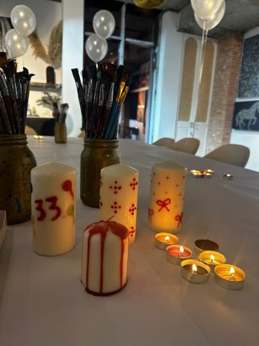 Candle painting 23 nov 1 - 3 PM