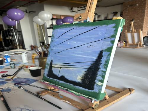 Painting birthday private 14 July