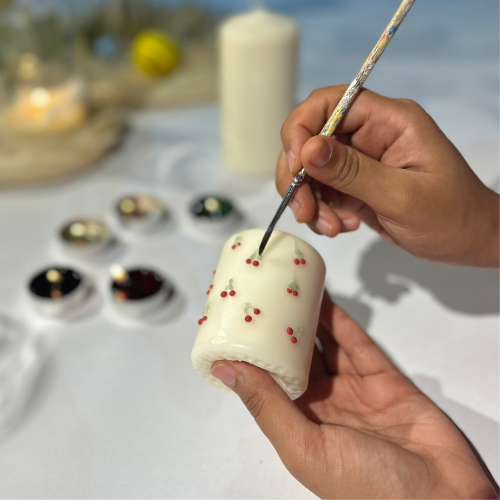 7:00- 9:00 PM candle painting 3 July 2025