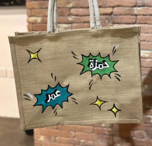 Tote bag painting 21 feb 2025