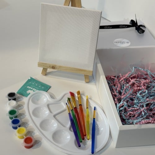 Eid box - canvas صندوق عيد لوحة رسم