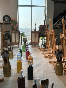 Paint night graduation 22 jan