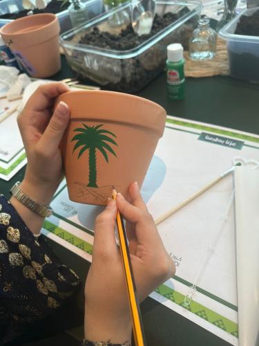 Pot painting + planting 30 Jan 2026