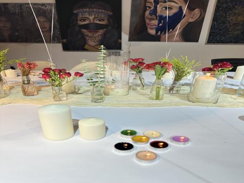 Painting on candles 22 nov 2024