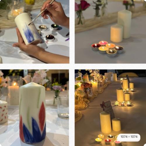 Candle painting 3 Oct 2025