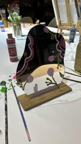 Mirror painting bridal shower 20 July