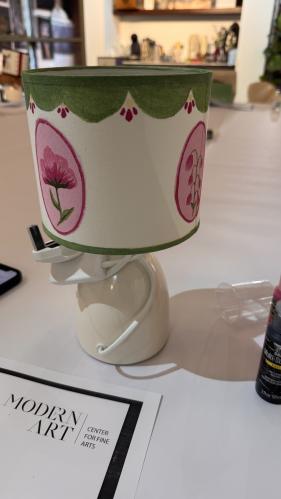 Painting on lamps 18 Nov 2025