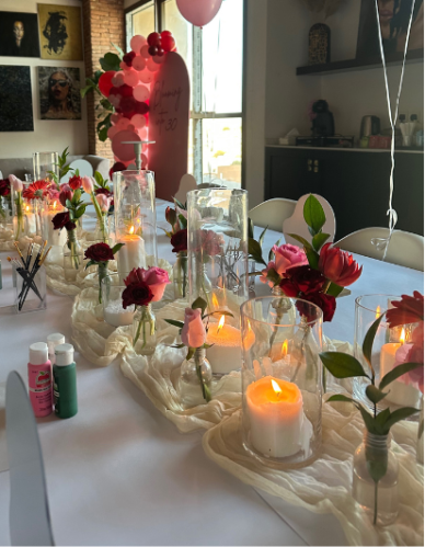 candles and flowers 4 july 2025