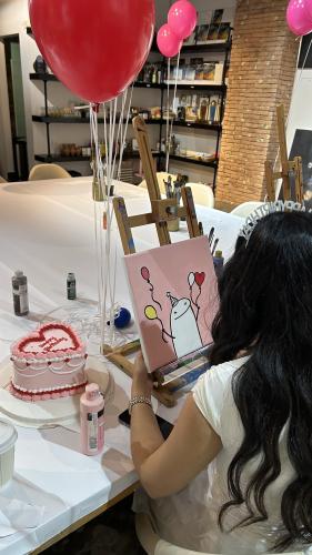 Paint night birthday 26 May 7-9 pm