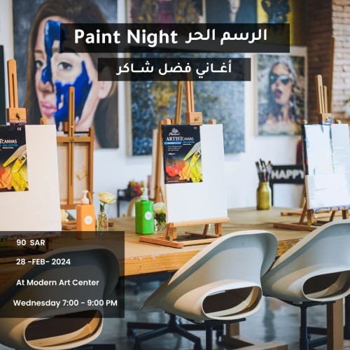 Paint night 28 feb.