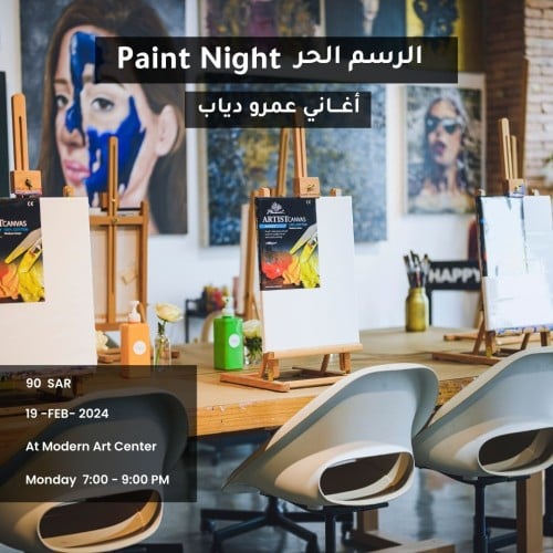 Paint night 19 feb.