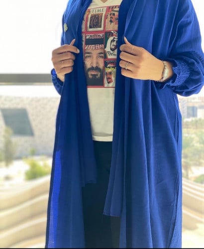 عبايه الاكمام مطاط